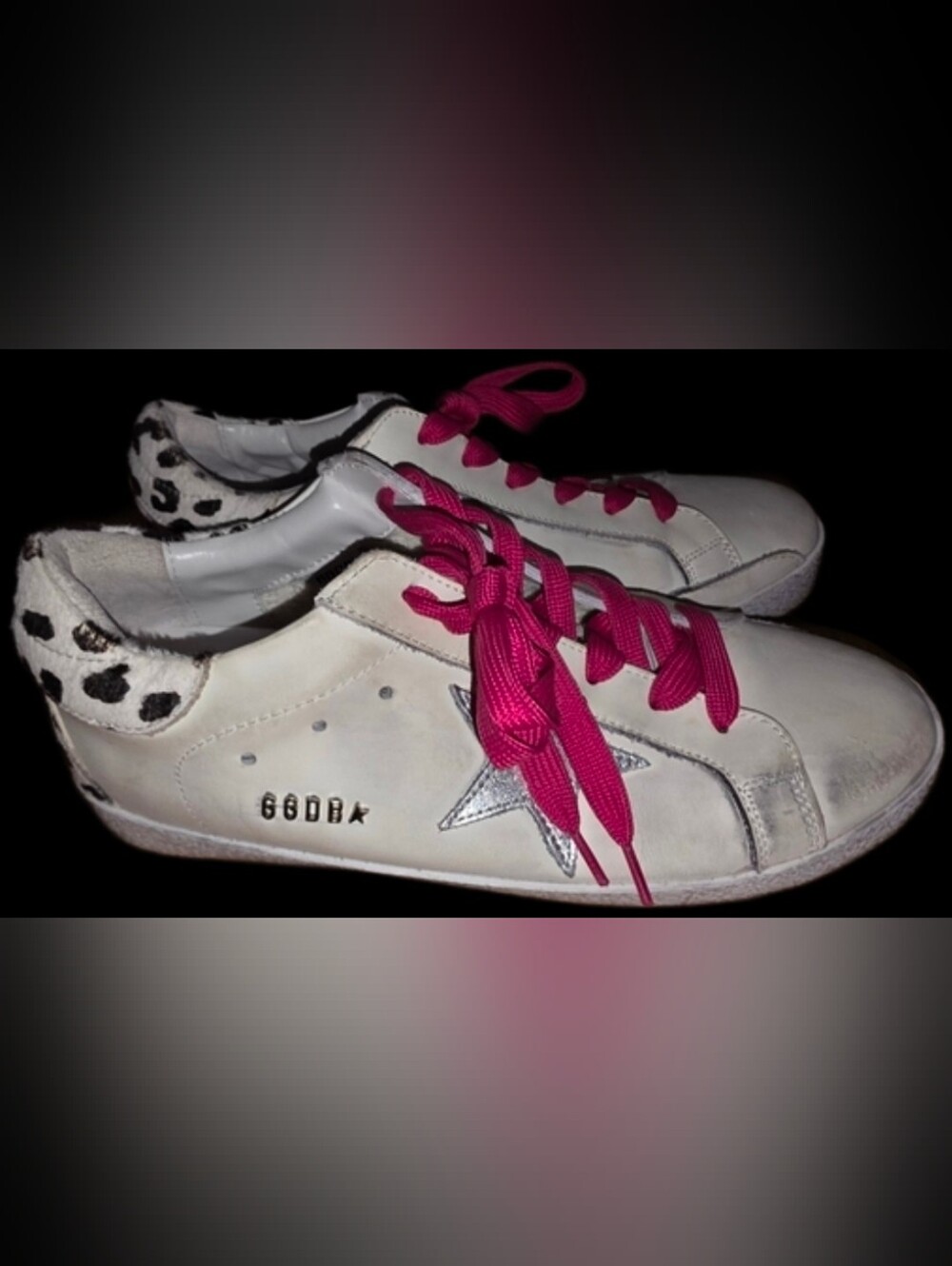 Golden Goose SLIDE Super-Star sneaker LEOPARD SIZE(38/8?)Deluxe Brand Superstars - Picture 1 of 15